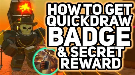 how to get quickdraw badge in tds.